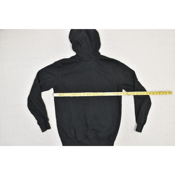 Carhartt Men's Regular Size S Hoodie Black Sweatshirt w/Stain on Front 100615 00 - Picture 5 of 8